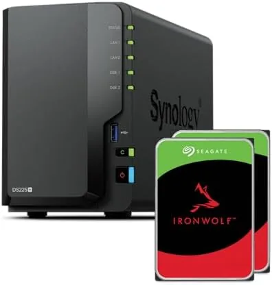 Overview of the Synology DS225+ 2-Bay Diskstation NAS (Intel Celeron J4125 Quad-Core, 2