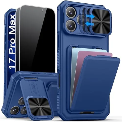SSLOTSCASE for iPhone 17 Pro Max Case with Privacy Screen Protector, Blue | Card Review: Tested and Rated