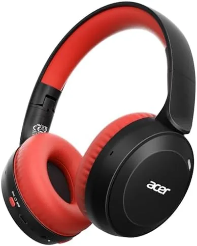 Overview of the Acer Kids Bluetooth Headphones, 85/94dB Volume Limiter, Foldable Wireless Over-Ear