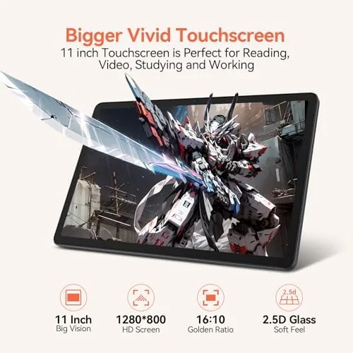 The 2026 Latest 11 Inch Tablet Android 15 Tablets with Octa in real use