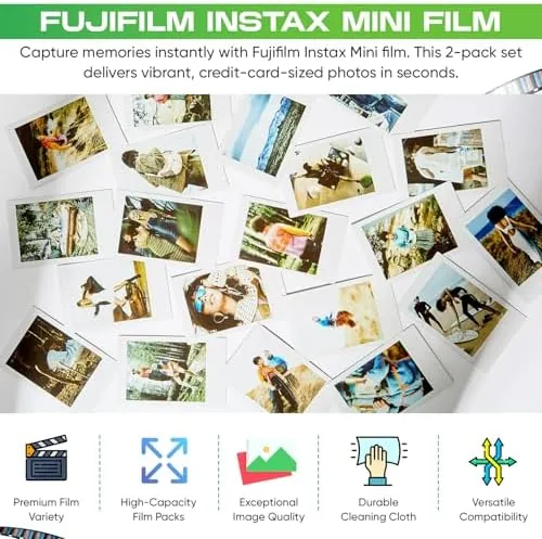 Close look at the Fujifilm Instax Mini Film Two Instant Film Twin Packs build quality