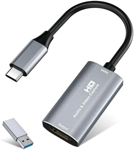 Overview of the Video Capture Card, 4K USB3.0 HDMI to USB C, 1080P60FPS