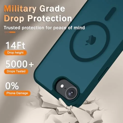 The YENAPOON for iPhone 17e Case, iPhone 16e Case, Magnetic Cover in real use