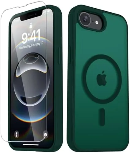 YENAPOON for iPhone 17e Case, iPhone 16e Case, Magnetic Cover, Dark Green | Fit Review: Tested and Rated