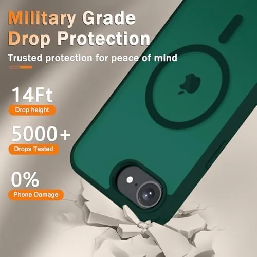 The YENAPOON for iPhone 17e Case, iPhone 16e Case, Magnetic Cover in real use