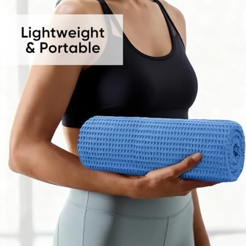 The HOMEXCEL 2PK Yoga Mat Towels for Hot Workout, Ultra-Absorbent, 26.5" compared in context