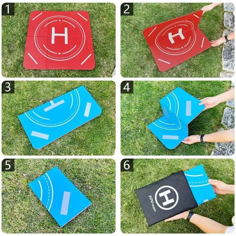 The FPVtosky Drone Landing Pad Weighted, Nighttime Reflective & Foldable Launch compared in context