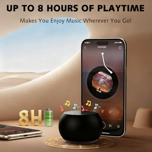 The Portable Mini Bluetooth Speaker, Small Wireless Speaker Bluetooth 5.3 with in real use