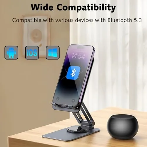 The Portable Mini Bluetooth Speaker, Small Wireless Speaker Bluetooth 5.3 with compared in context