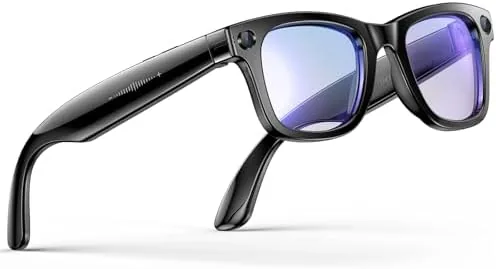 Upgraded AI Smart Glasses, 4K POV Camera, Open-Ear Audio & Blue Light Lens | Review: Tested and Rated