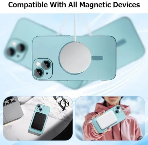 Close look at the ankofave Magnetic Case for iPhone 15 Phone Case for Women build quality
