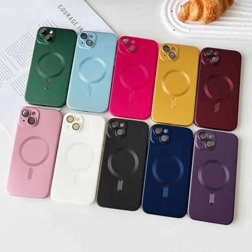 Another view of the ankofave Magnetic Case for iPhone 15 Phone Case for Women