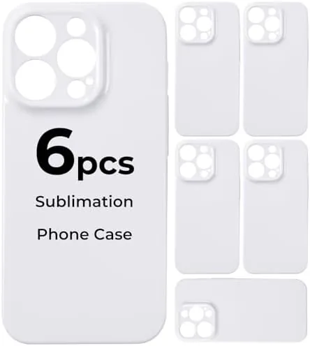 HTVRONT Sublimation Phone Case Blanks - 6 Pack for iPhone16Pro Max Glossy | Hard Review: Tested and Rated