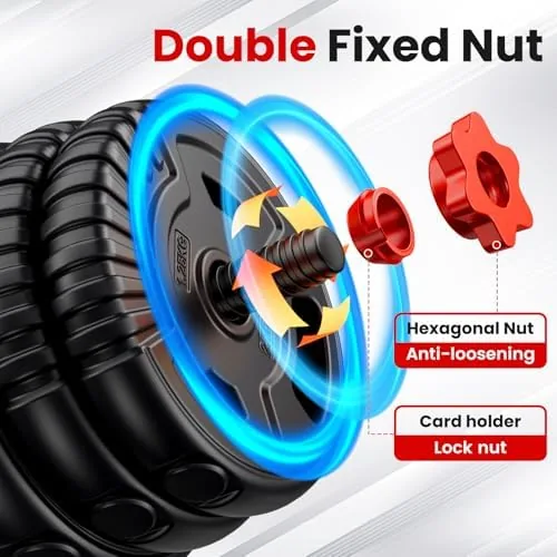 The Adjustable Dumbbell Set,22/33/45/70/90lb Free Weight Set with Connector,5-in-1 Dumbbell Set in real use