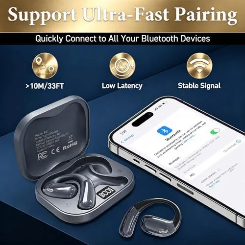The Open Ear Headphones, Wireless Headphones with Smart Digital Display & compared in context