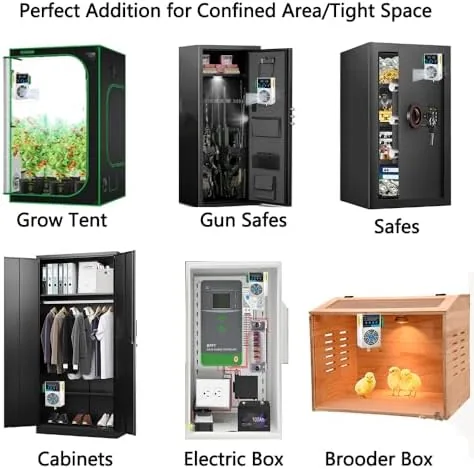Close look at the Mini Dehumidifier for Confined Space Electric Box/Storage Cabinet/Closet/Safes/Grow Tent build quality