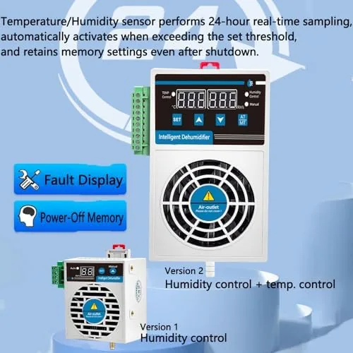 Another view of the Mini Dehumidifier for Confined Space Electric Box/Storage Cabinet/Closet/Safes/Grow Tent