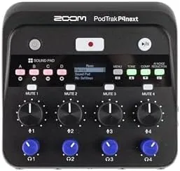 Zoom PodTrak P4next Podcast Recorder with 4 Inputs + AI Noise Reduction | 4 Review: Tested and Rated