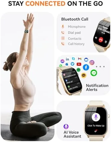 Close look at the Smart Watches for Women Men, Fitness Tracker Watch with 110 build quality