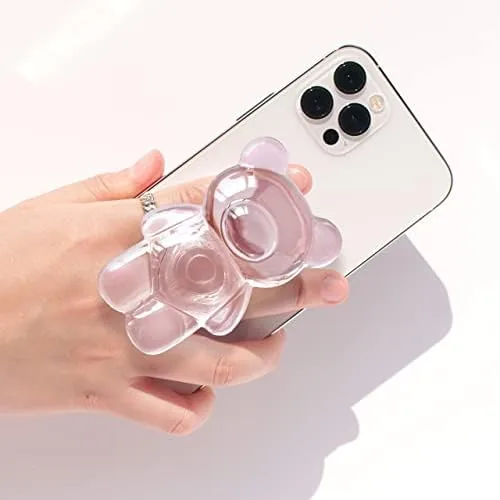 Close look at the On The Grip 3D Gummy Bear Style Expandable Collapsible Mobile build quality