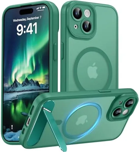 Overview of the Magnetic Compatible with iPhone 15 Case, [Built-in Invisible Kickstand][Compatible with