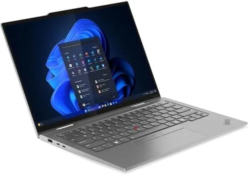 Handwritten notes being taken with the Yoga Pen in tablet mode