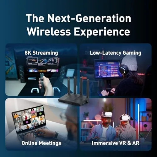 The GL.iNet GL-BE6500 Flint 3e Wi-Fi 7 Router with VPN for compared in context