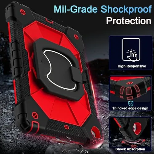 Close look at the Scnioy Case for iPad 9th Generation iPad Case 9th 8th build quality