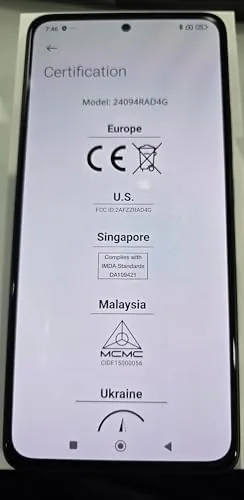 Close look at the XIAOMI Redmi Note 15 5G Ai (Compatible with Tmobile Mint build quality