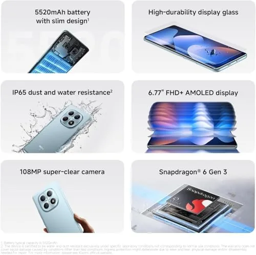 The XIAOMI Redmi Note 15 5G Ai (Compatible with Tmobile Mint in real use