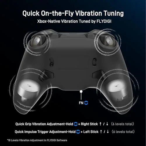 The VADER 5S controller on a desk beside a gaming laptop