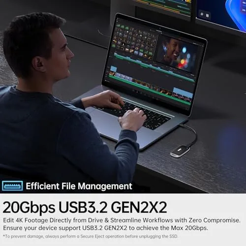 The SSK 500GB Portable SSD External Solid State Hard Drive USB3.2 compared in context