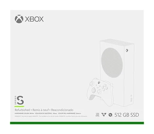 Close up of the Xbox Series S ports and the black vent on the top