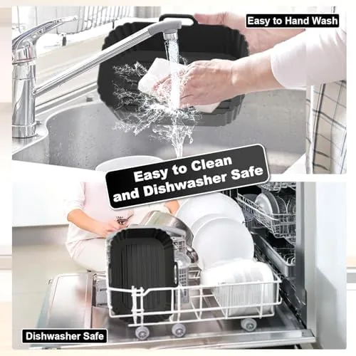The Silicone Air Fryer Liners 2 Pack, Reusable Liners for Ninja compared in context