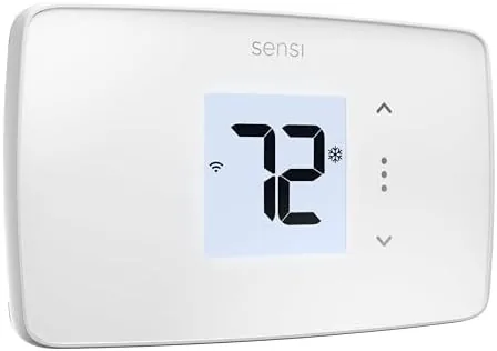 Close up of the Sensi Lite display and physical controls