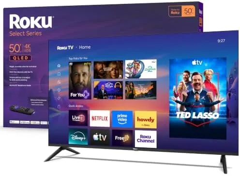 Overview of the Roku 50-Inch Select Series Smart TV 2026-4K QLED TV