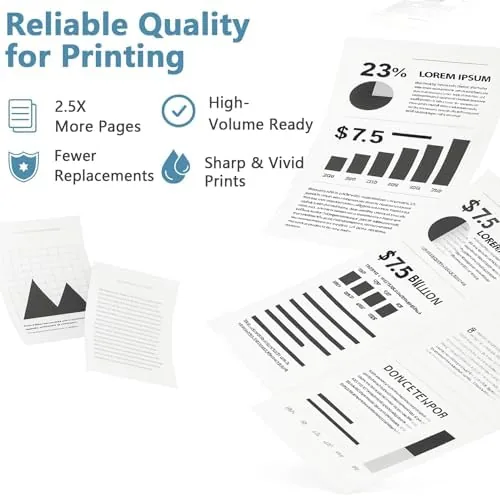 Another view of the 138A Black Compatible Toner Cartridge (with Chip) Replacement for HP