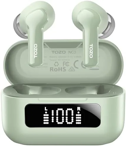 TOZO Hybrid Active Noise Cancelling in Ear Wireless Earbuds, 68H Playtime | 6 Mics Review: Tested and Rated