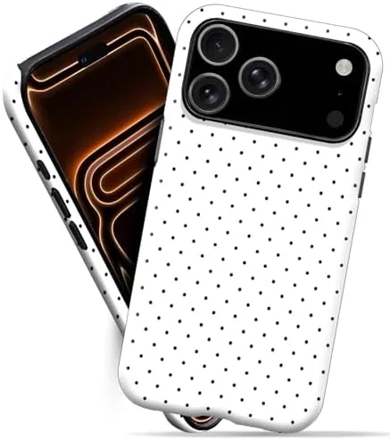 The for iPhone 17 Case,with Cute Fashion Polka Dot Aesthetics Design in real use