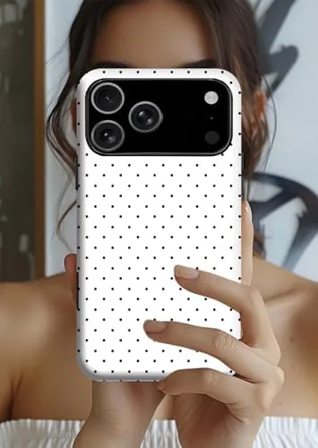 Another view of the for iPhone 17 Case,with Cute Fashion Polka Dot Aesthetics Design