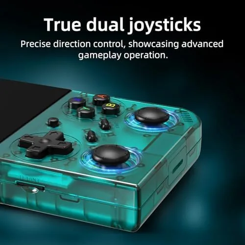 The 35XX PRO with a Bluetooth controller connected for two player play