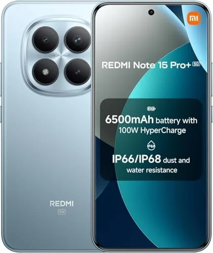 XIAOMI Redmi Note 15 Pro+ Plus 5G Ai (Compatible with Tmobile Mint Tello & Review: Tested and Rated