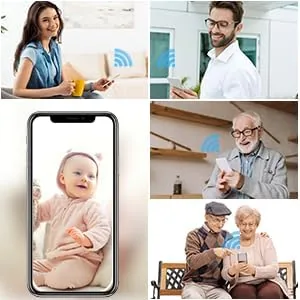 Close look at the WiFi Nanny Cam Hidden Camera DIY Mini Portable and Wireless build quality