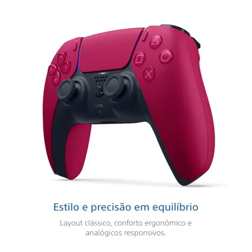 The Cosmic Red controller connected to a laptop during PC gaming