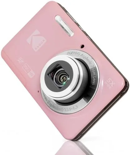 Kodak PixPro Friendly Zoom FZ55 16MP 1080p Full HD Camera (Pastel Pink) | 5X Review: Tested and Rated