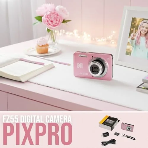 Close look at the Kodak PixPro Friendly Zoom FZ55 16MP 1080p Full HD Camera build quality