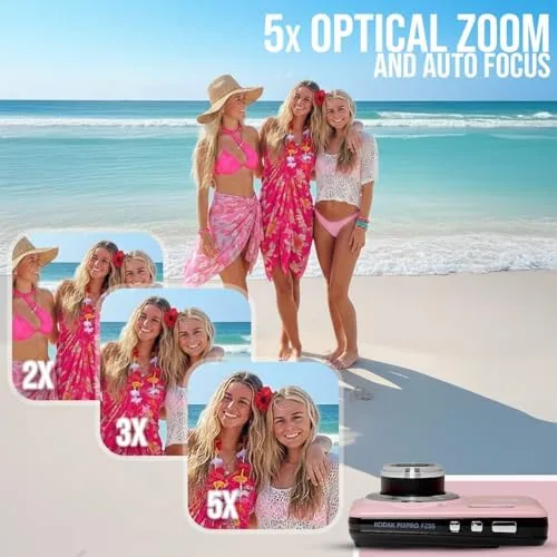 The Kodak PixPro Friendly Zoom FZ55 16MP 1080p Full HD Camera compared in context