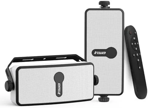Overview of the Inwa Upgraded 200W Outdoor Bluetooth Speakers Pair - IPX5 Waterproof