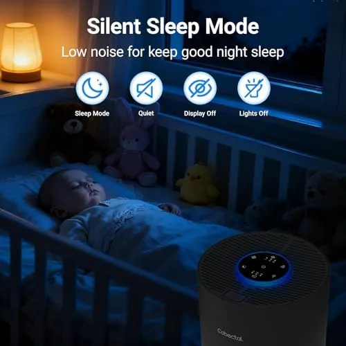 The 2 Pack Air Purifiers for Bedroom Home, Cobectal Air Cleaner compared in context