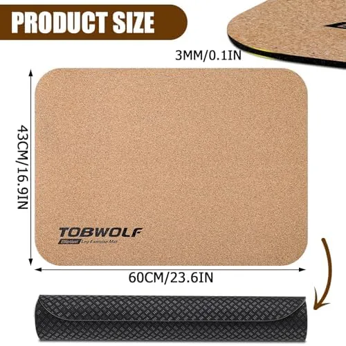 Close look at the TOBWOLF Non-Slip Workout Mat for Ellipse Leg Exerciser, Ellipse Machine build quality